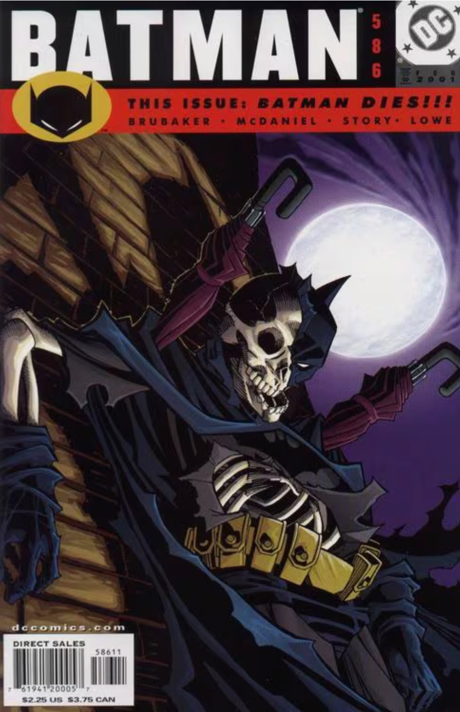 BATMAN #586 2000 Batman DC COMICS