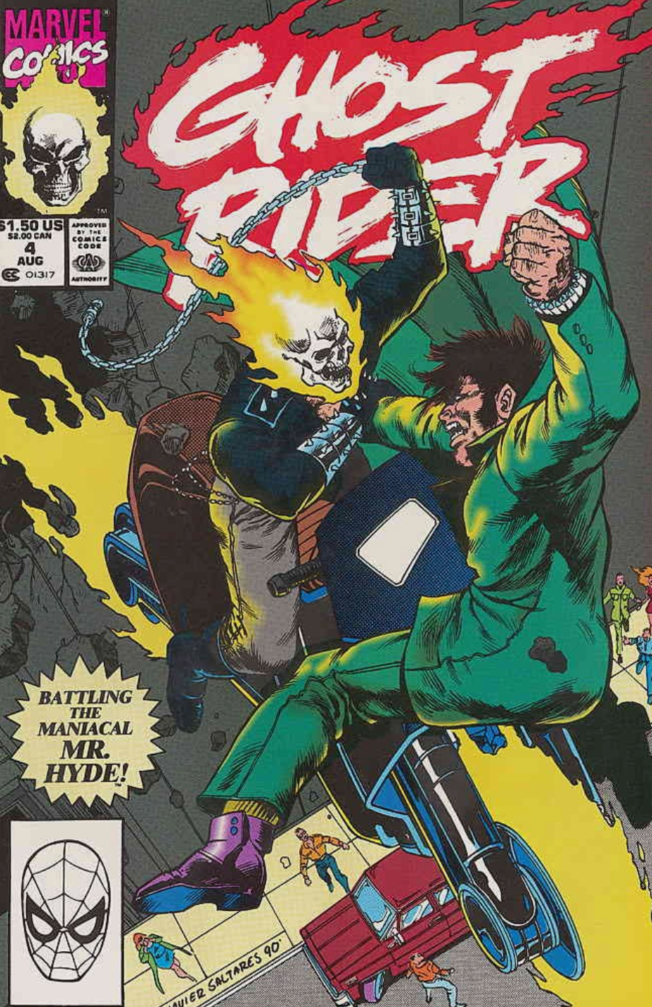 GHOST RIDER #4 1990 Ghost Rider MARVEL COMCS
