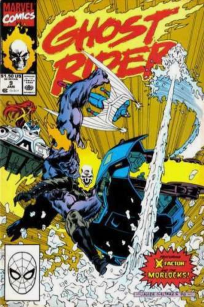 GHOST RIDER #9 1990 Ghost Rider MARVEL COMCS