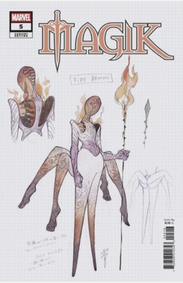 MAGIK #5 1:10 PEACH MOMOKO VARIANT Magik MARVEL PRH