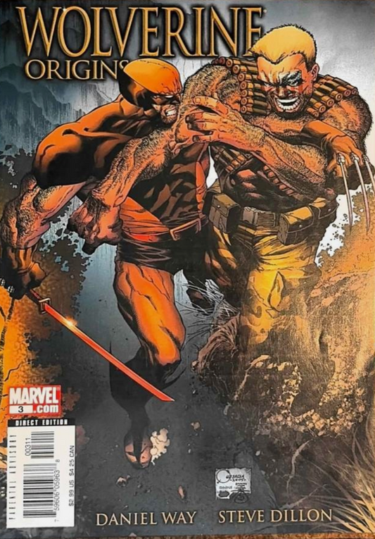 WOLVERINE ORIGINS #3 QUESADA COVER 2006 Wolverine MARVEL COMCS