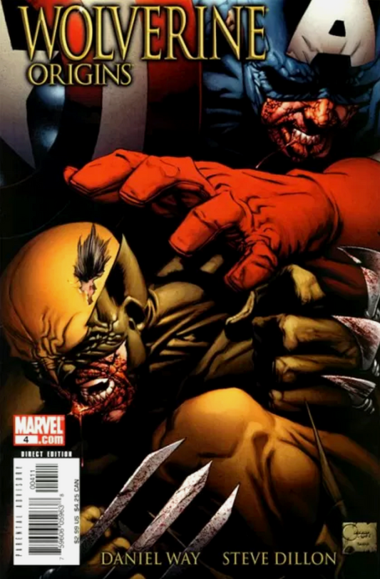 WOLVERINE ORIGINS #4 QUESADA COVER 2006 Wolverine MARVEL COMCS
