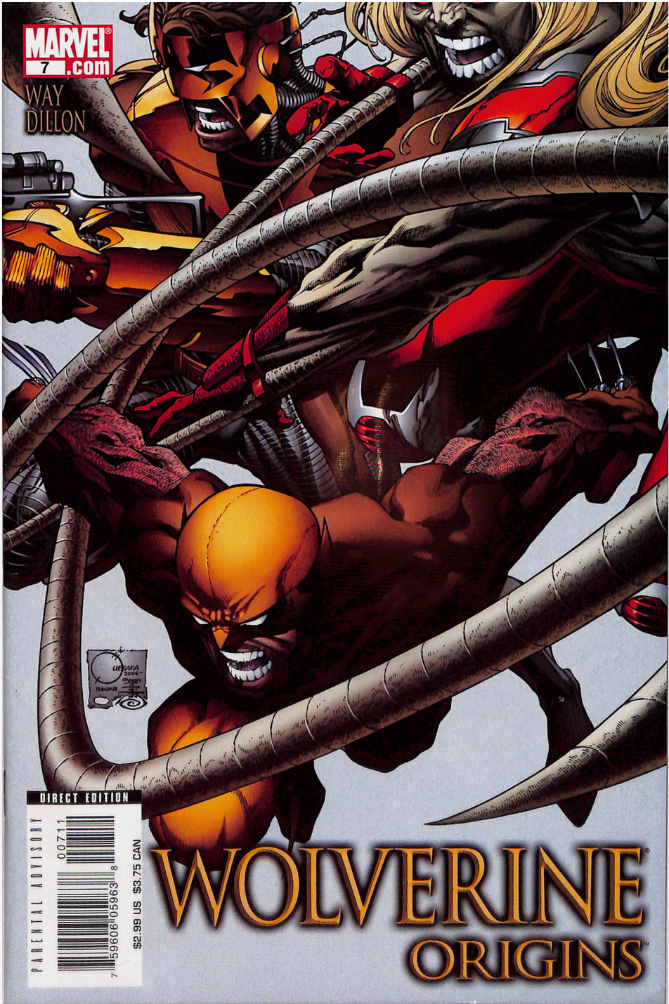 WOLVERINE ORIGINS #7 QUESADA COVER 2006