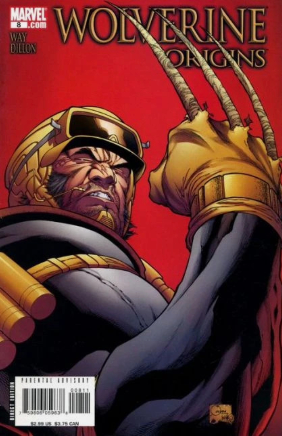 WOLVERINE ORIGINS #8 2007 (2ND CAMEO DAKEN IN DISGUISE)