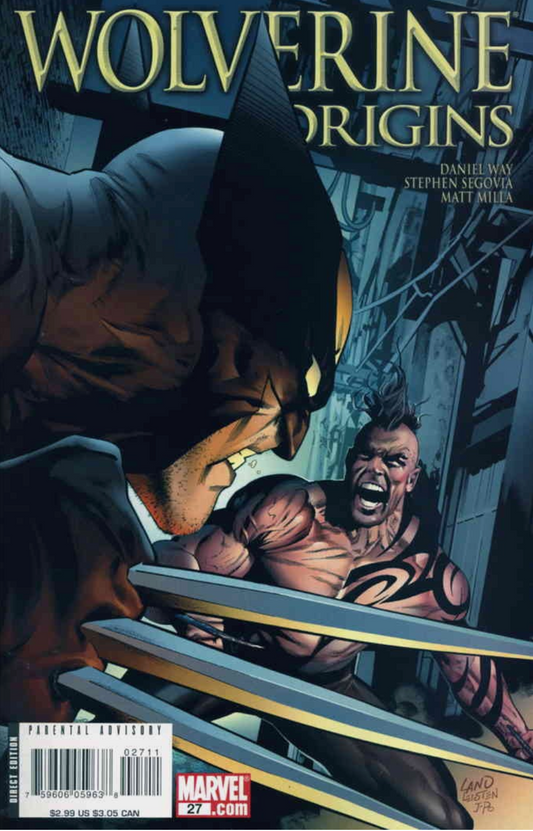 WOLVERINE ORIGINS #27 2008 Wolverine MARVEL COMCS