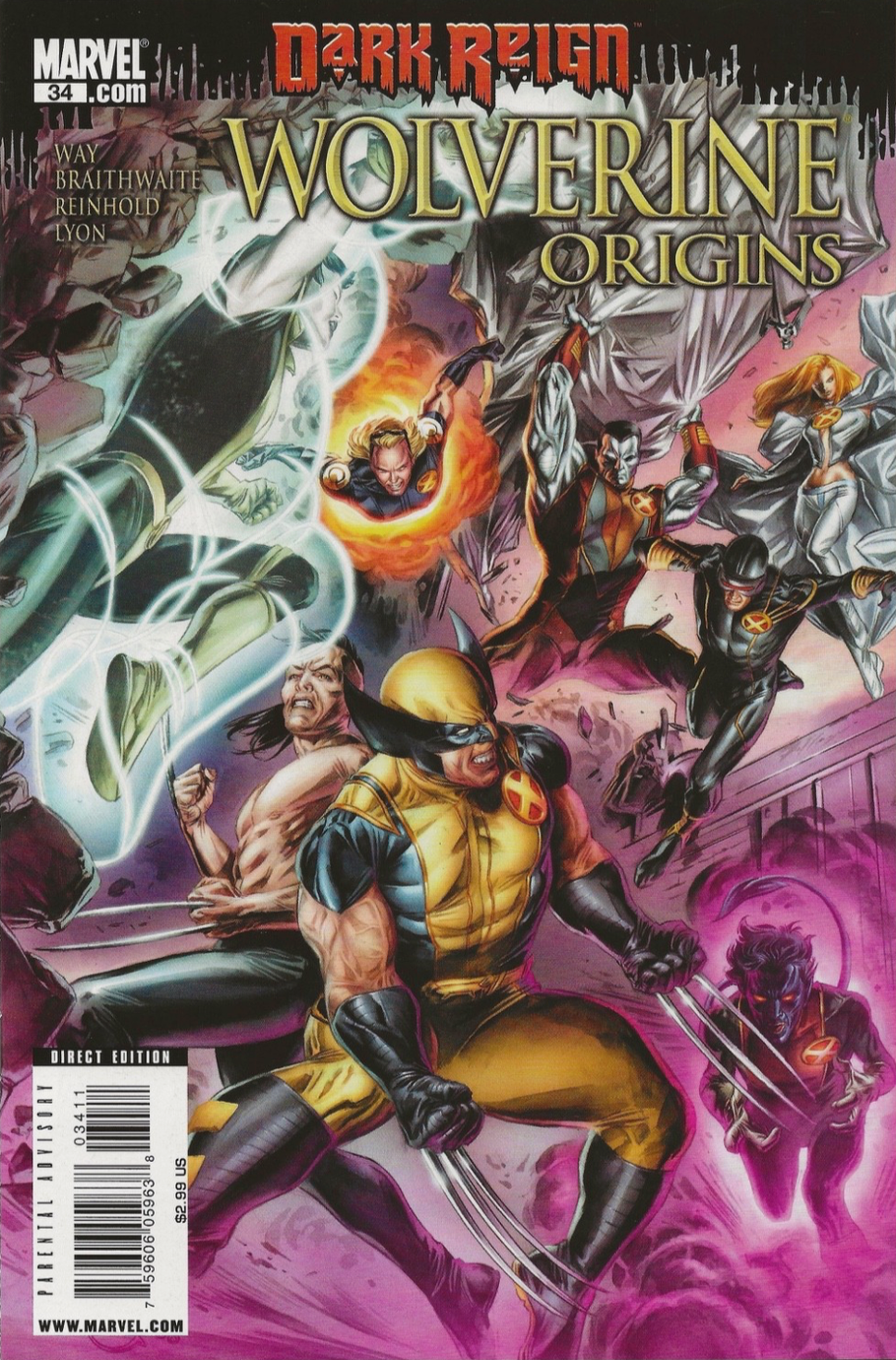 WOLVERINE ORIGINS #34 2009 Wolverine MARVEL COMCS