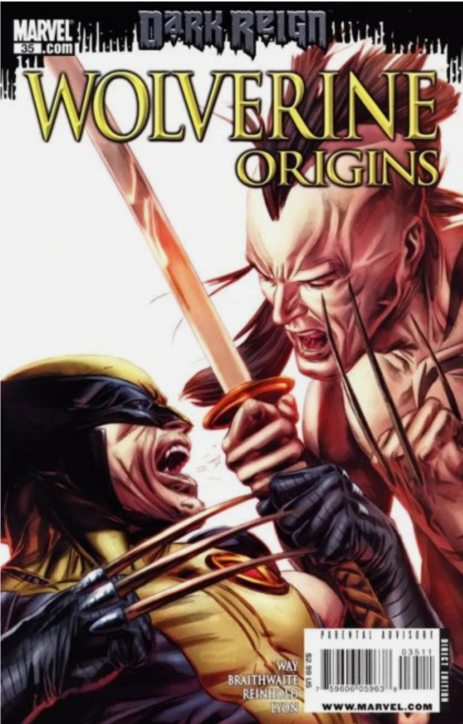 WOLVERINE ORIGINS #35 2009 Wolverine MARVEL COMCS