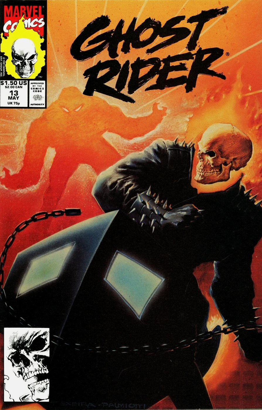 GHOST RIDER #13 1990 Ghost Rider MARVEL COMCS