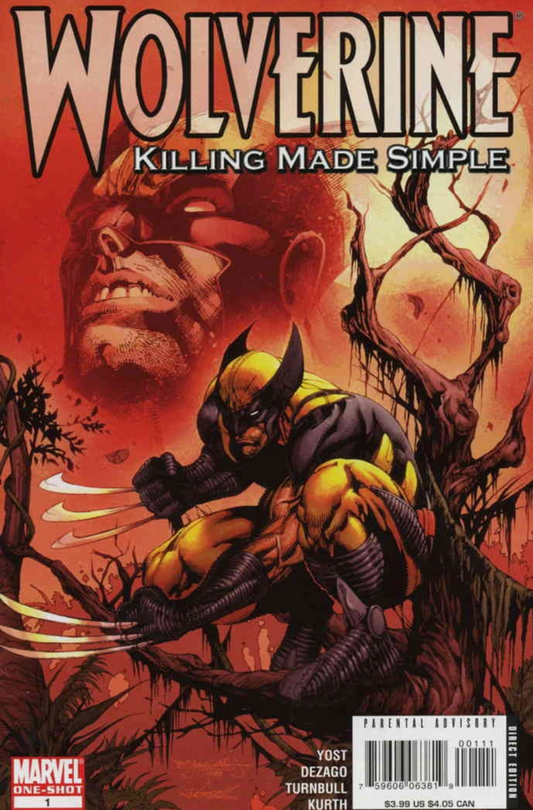 WOLVERINE KILLING MADE SIMPLE #1 ONE SHOT 2008 Wolverine MARVEL COMCS