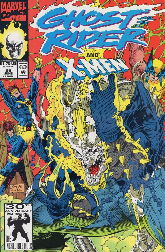 GHOST RIDER #26 1992 JIM LEE COVER Ghost Rider MARVEL COMCS