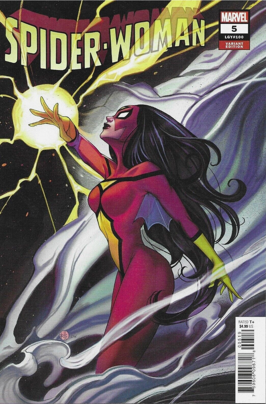 SPIDER-WOMAN #5 PEACH MOMOKO VARIANT 2020 Spider-Woman MARVEL COMICS