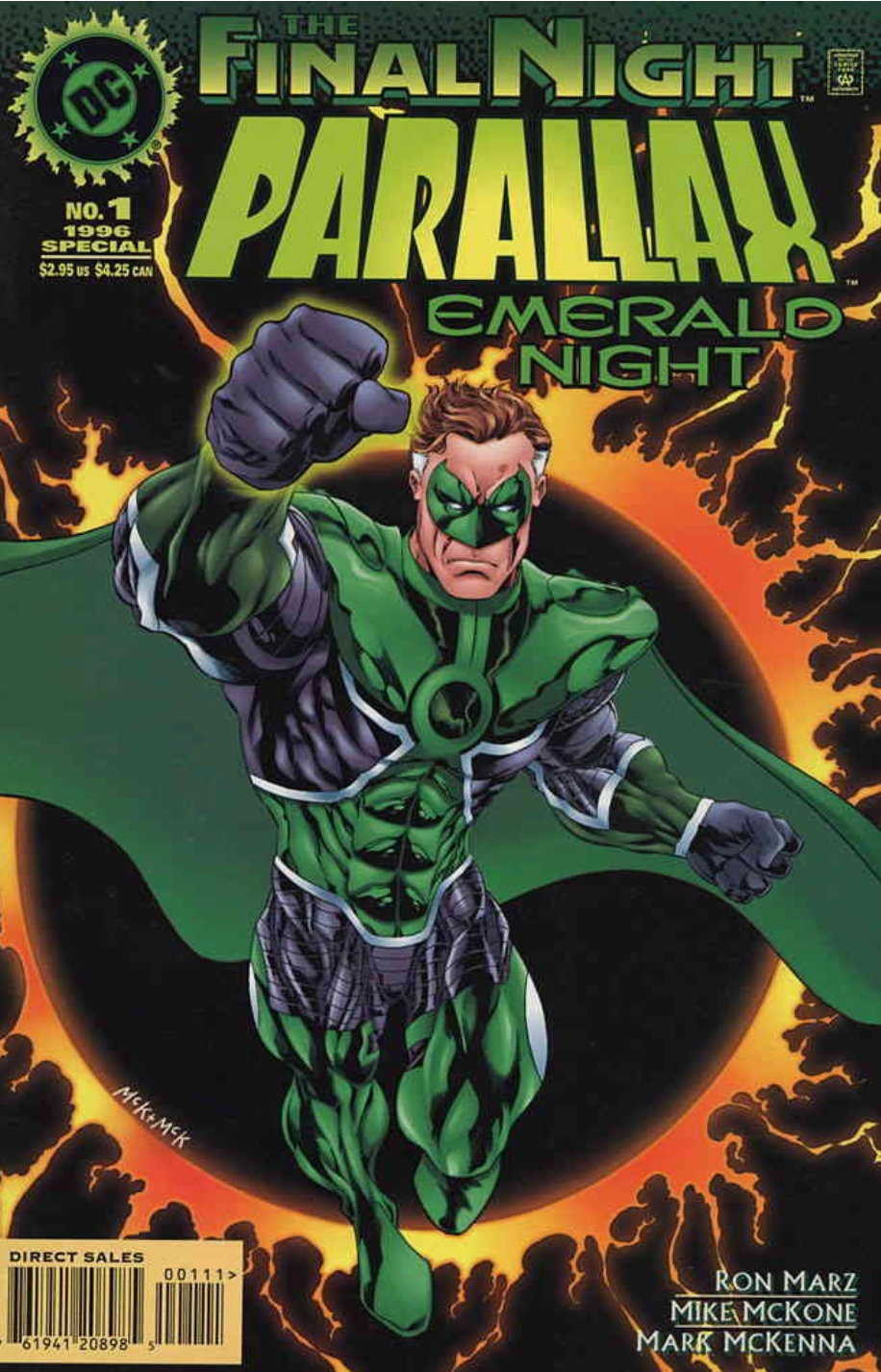 PARALLAX EMERALD NIGHT #1 FINAL NIGHT GREEN LANTERN 1996