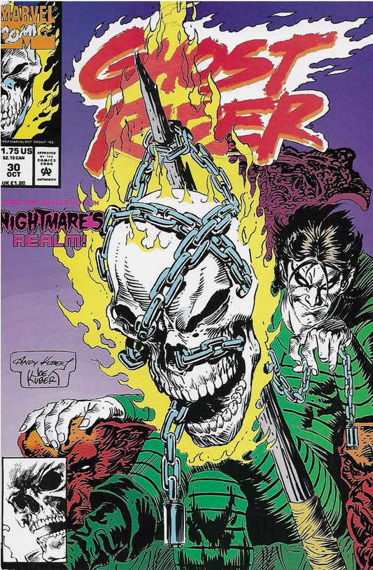 GHOST RIDER #30 1992 Ghost Rider MARVEL COMCS