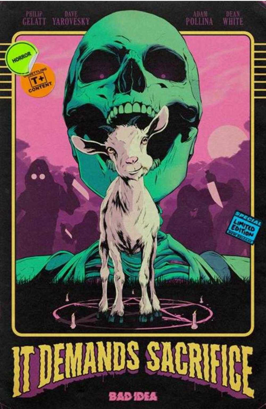 10/07/2026 IT DEMANDS SACRIFICE #1 (OF 4) 1:20 FLOPS RETRO VARIANT BAD IDEA