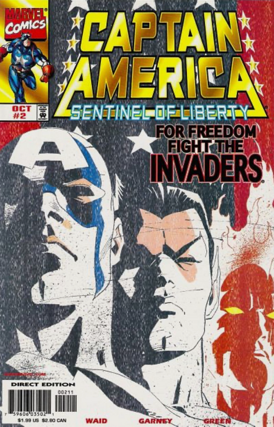 Captain American Sentinel of Liberty #2 1998 Captain America MARVEL COMCS