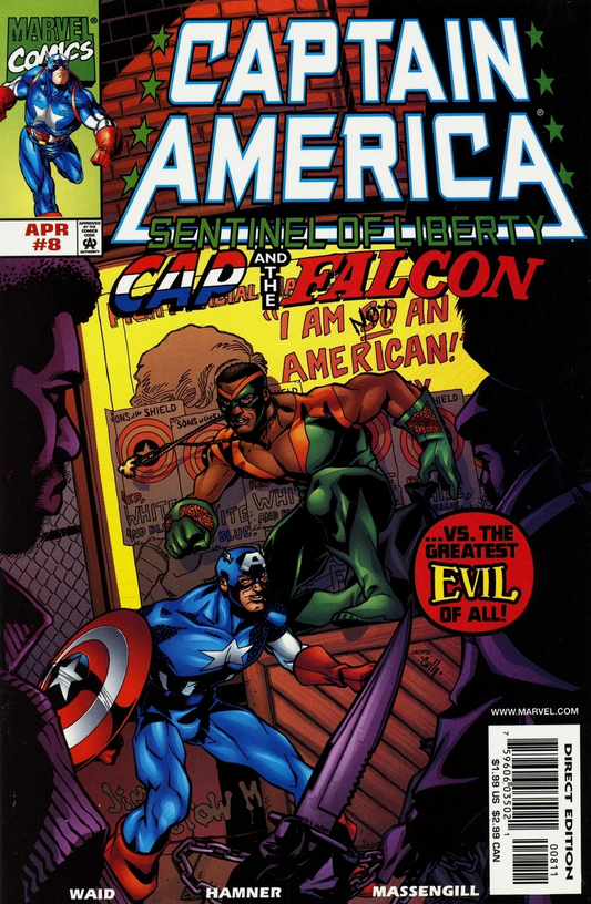 Captain American Sentinel of Liberty #8 1999 Captain America MARVEL COMCS