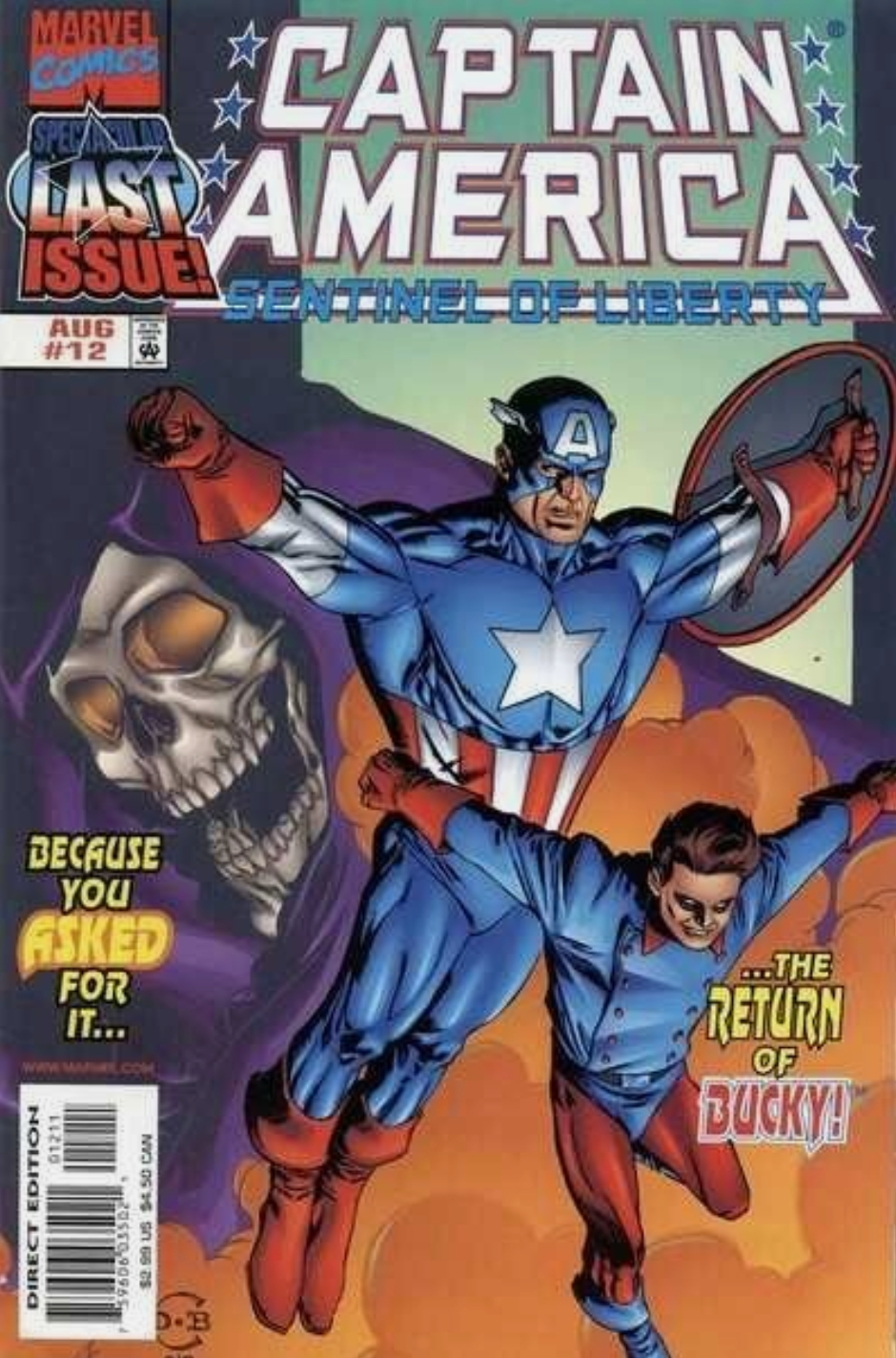 Captain American Sentinel of Liberty #12 1999 Captain America MARVEL COMCS