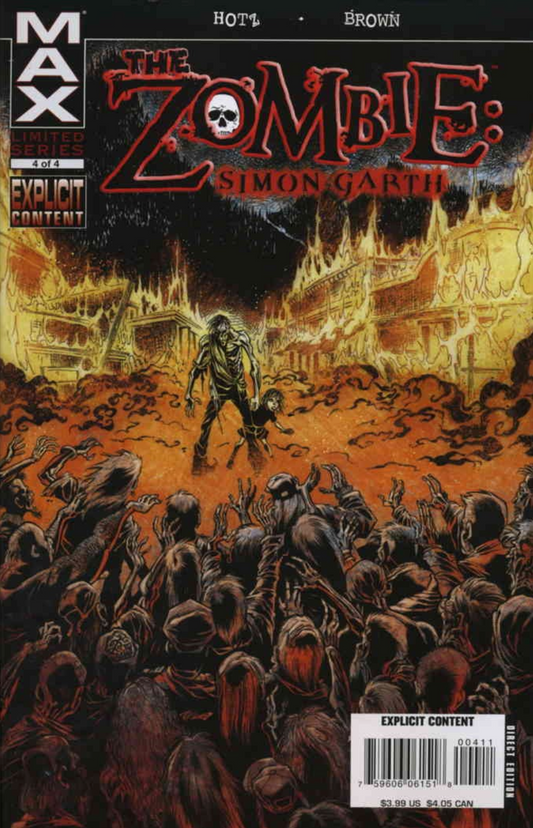 Zombie Simon Garth #4 Max 2008 Zodiac MARVEL COMCS