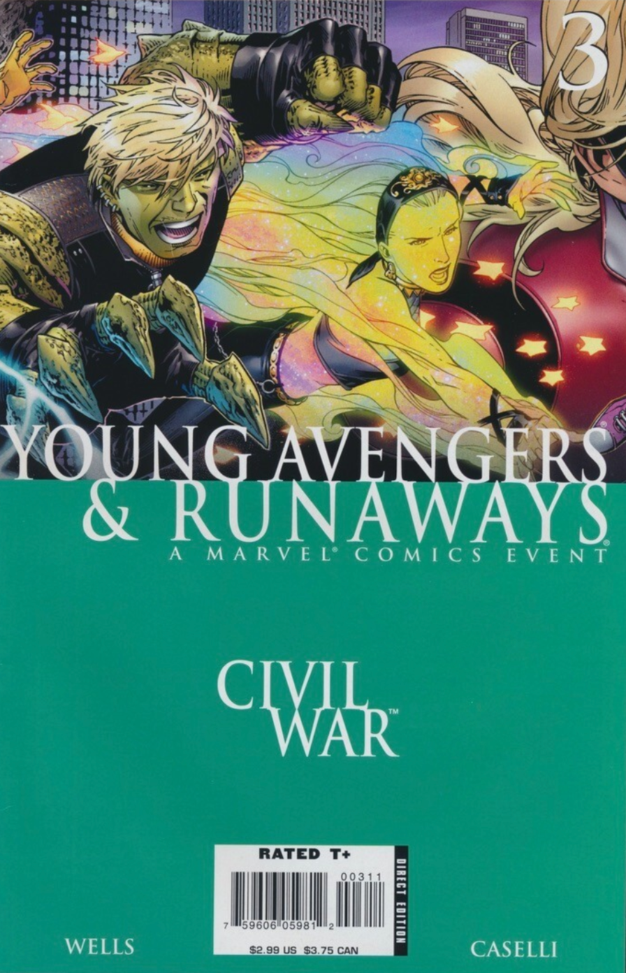 Young Avengers & Runaways #3 2006 Young Avengers MARVEL COMCS