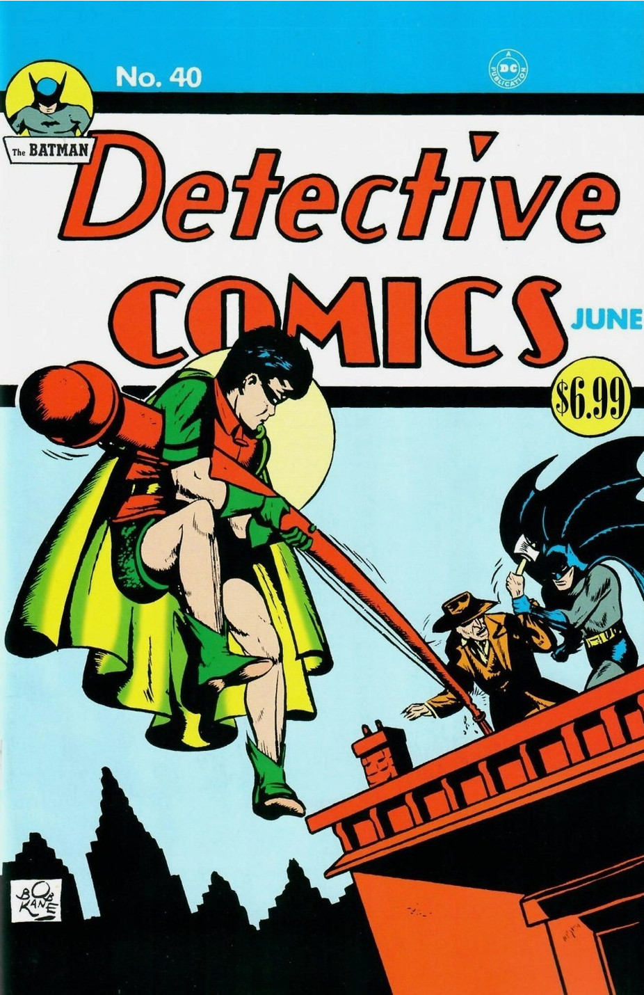 DETECTIVE COMICS #40 FACSIMILE EDITION CVR A BOB KANE 2025 (1ST APP CLAYFACE) Detective Comics DC COMICS