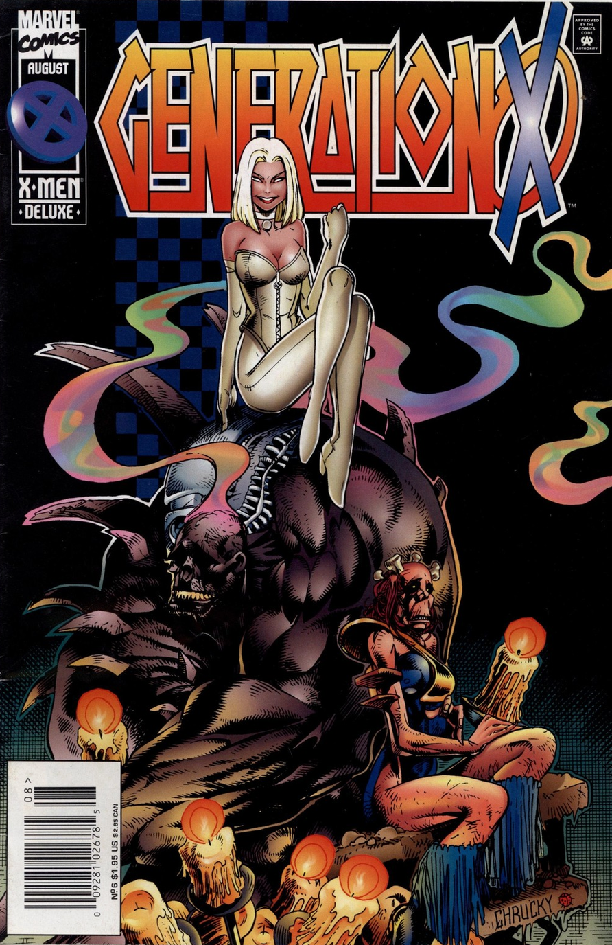 Generation X #6 1995 Newsstand Generation X MARVEL COMCS