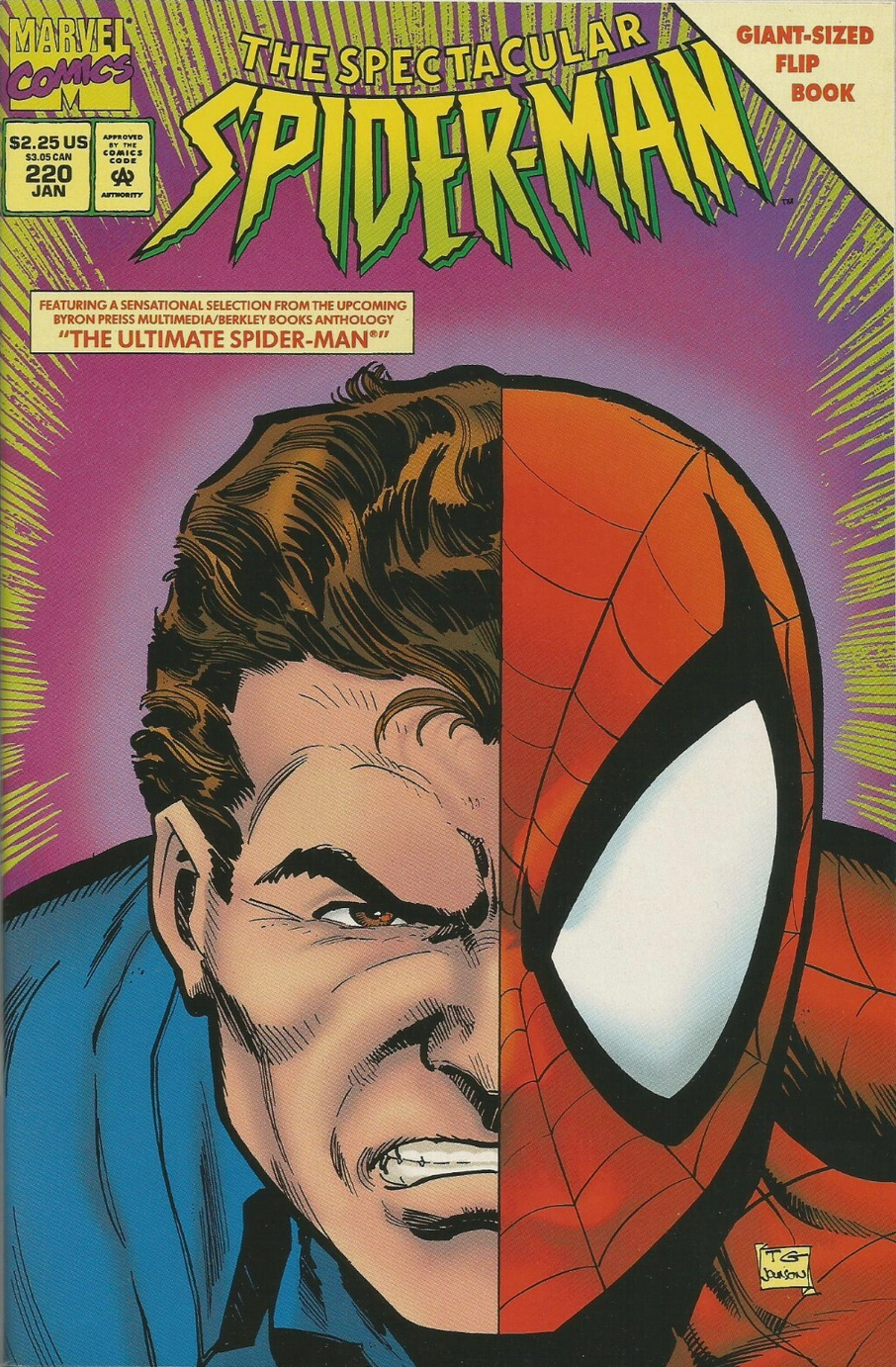 SPECTACULAR SPIDER-MAN #220 1995 FLIPBOOK