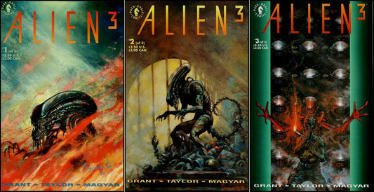 ALIENS 3 #1-3 1992 SUYDAM SET Alien DARK HORSE