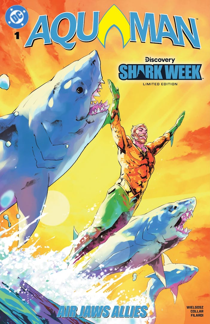 AQUAMAN AIR JAWS ALLIES DISCOVERY SHARK WEEK SPECIAL EDITION #1 2025 Aquaman DC COMICS