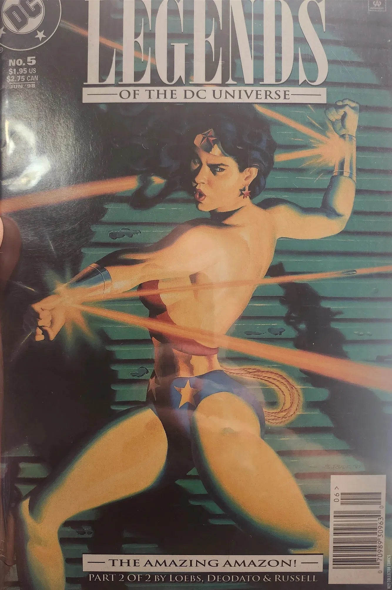 LEGENDS OF THE DC UNIVERSE #3 WONDER WOMAN 1998 NEWSSTAND Adventure Comics DC COMICS