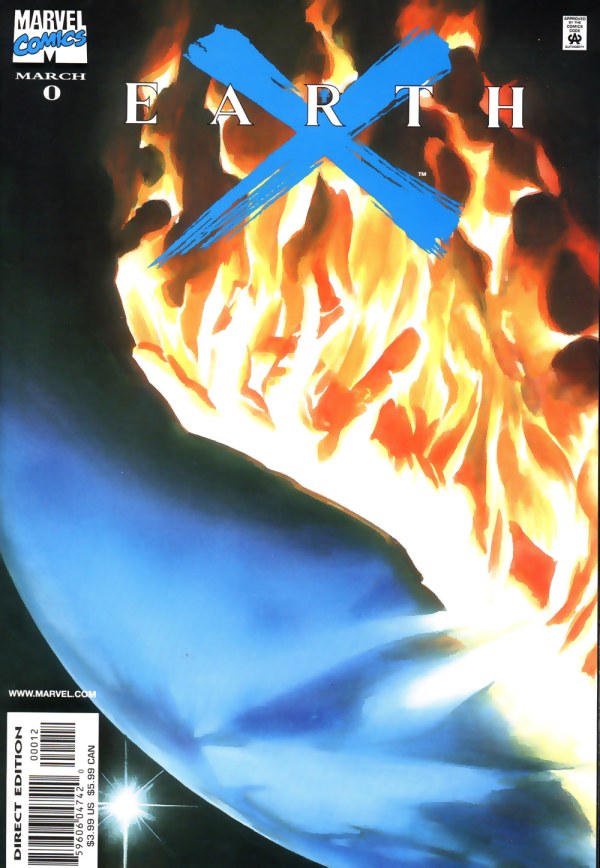 EARTH X #0 2ND PRINT VARIANT ALEX ROSS 1999 MARVEL COMCS