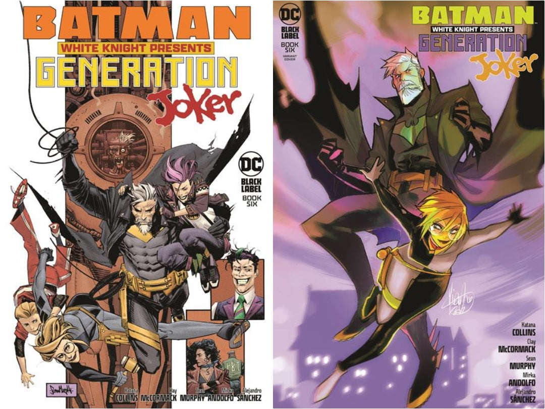 BATMAN WHITE KNIGHT PRESENTS GENERATION JOKER #6 (OF 6) CVR A & B SET OF 2 2023 Batman DC COMICS   