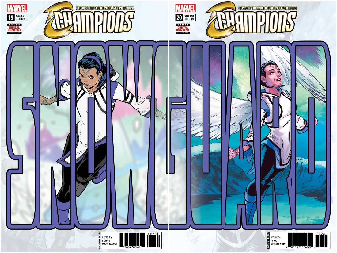 CHAMPIONS #19 & #20 2ND PRINT VARIANT (1ST APP AMKA ALIYAK) 2018 Champions MARVEL COMICS   