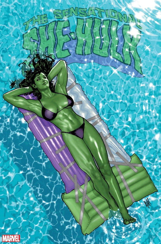 SENSATIONAL SHE-HULK #1 ADAM HUGHES FOIL VARIANT 2023 She-Hulk MARVEL PRH   