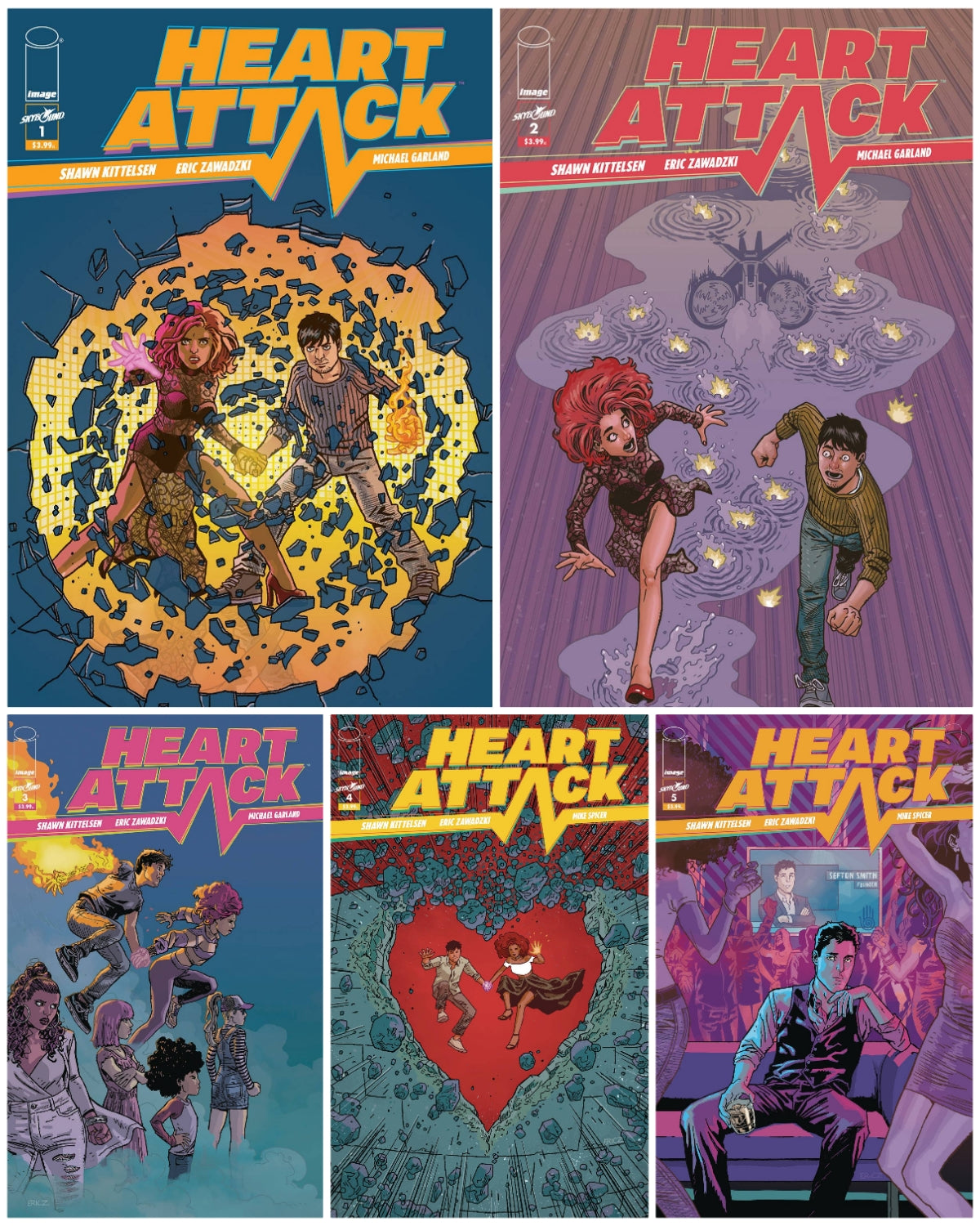 HEART ATTACK #1-#5 SET 2020  IMAGE COMICS   