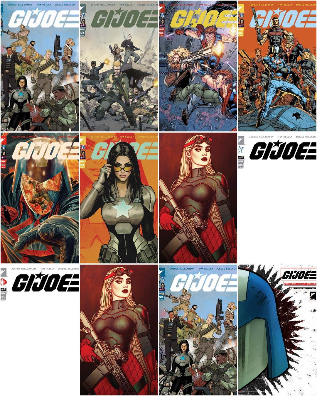 11/13/2024 GI JOE (2024) #1 12 COVER SET  IMAGE COMICS   