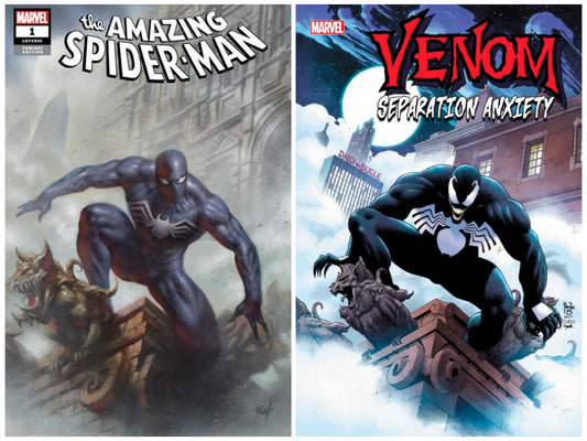 05/15/2024 FREE VENOM SEPARATION ANXIETY #1 WITH PURCHASE OF AMAZING SPIDER-MAN #1 SSCO PARRILLO EXCLUSIVE