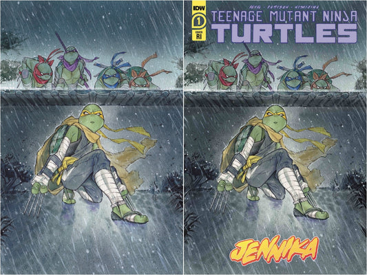 TMNT JENNIKA #3 1:10 TRADE DRESS & SSCO PEACH MOMOKO VIRGIN VARIANT 2020 TMNT Jennika IDW PUBLISHING   