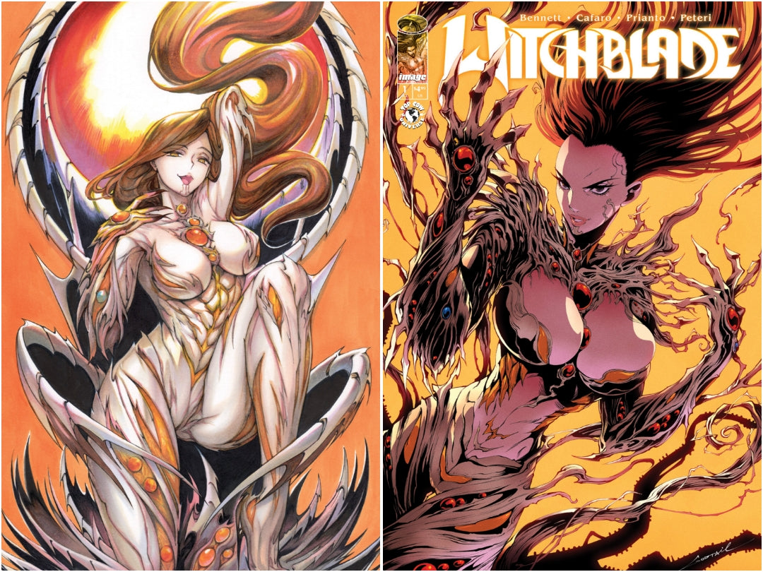 WITCHBLADE #1 SSCO RACHTA LIN & GODTAIL VARIANT SET 2024 Witchblade IMAGE