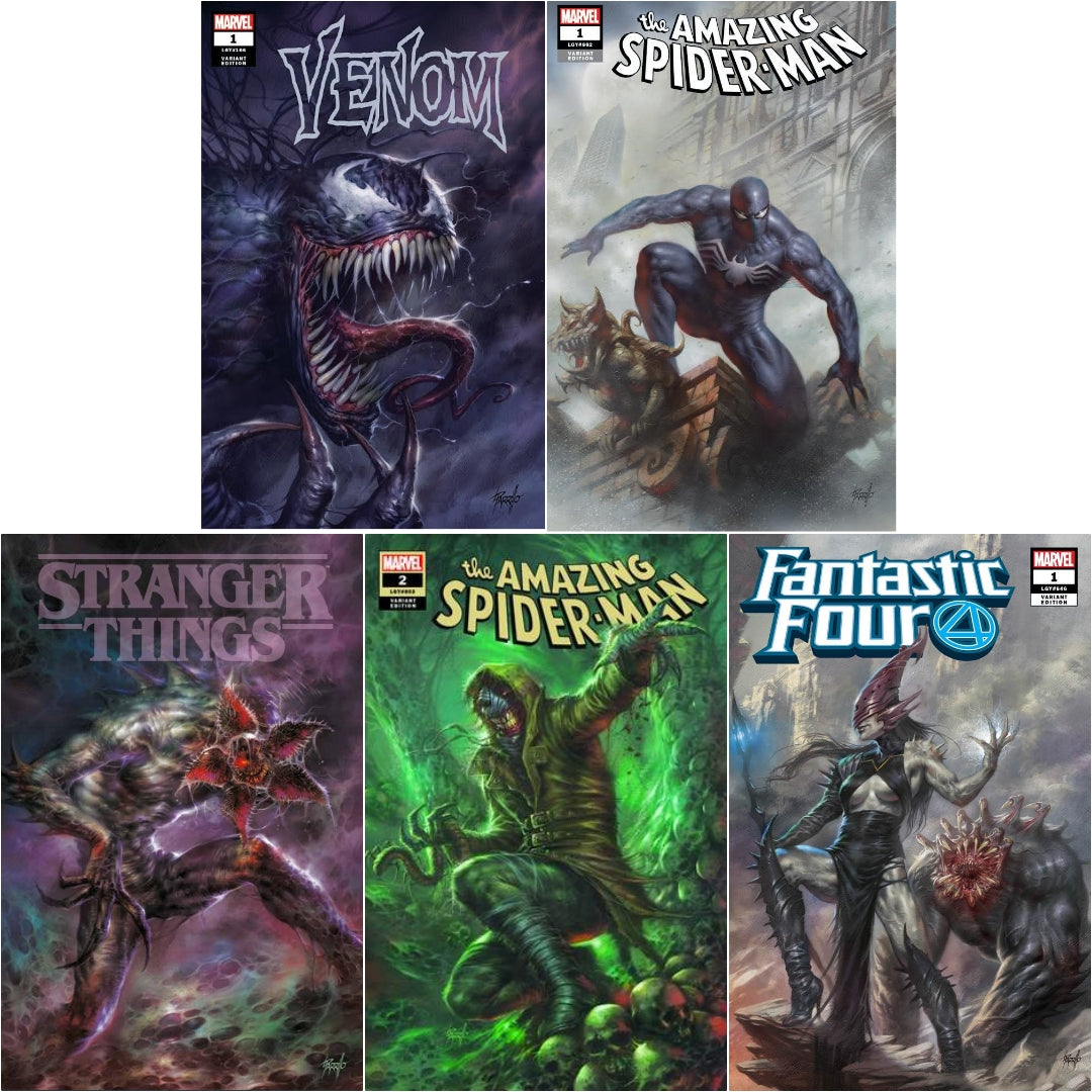 SSCO PARRILLO SET OF 5 COMIC BOOK MARVEL COMICS