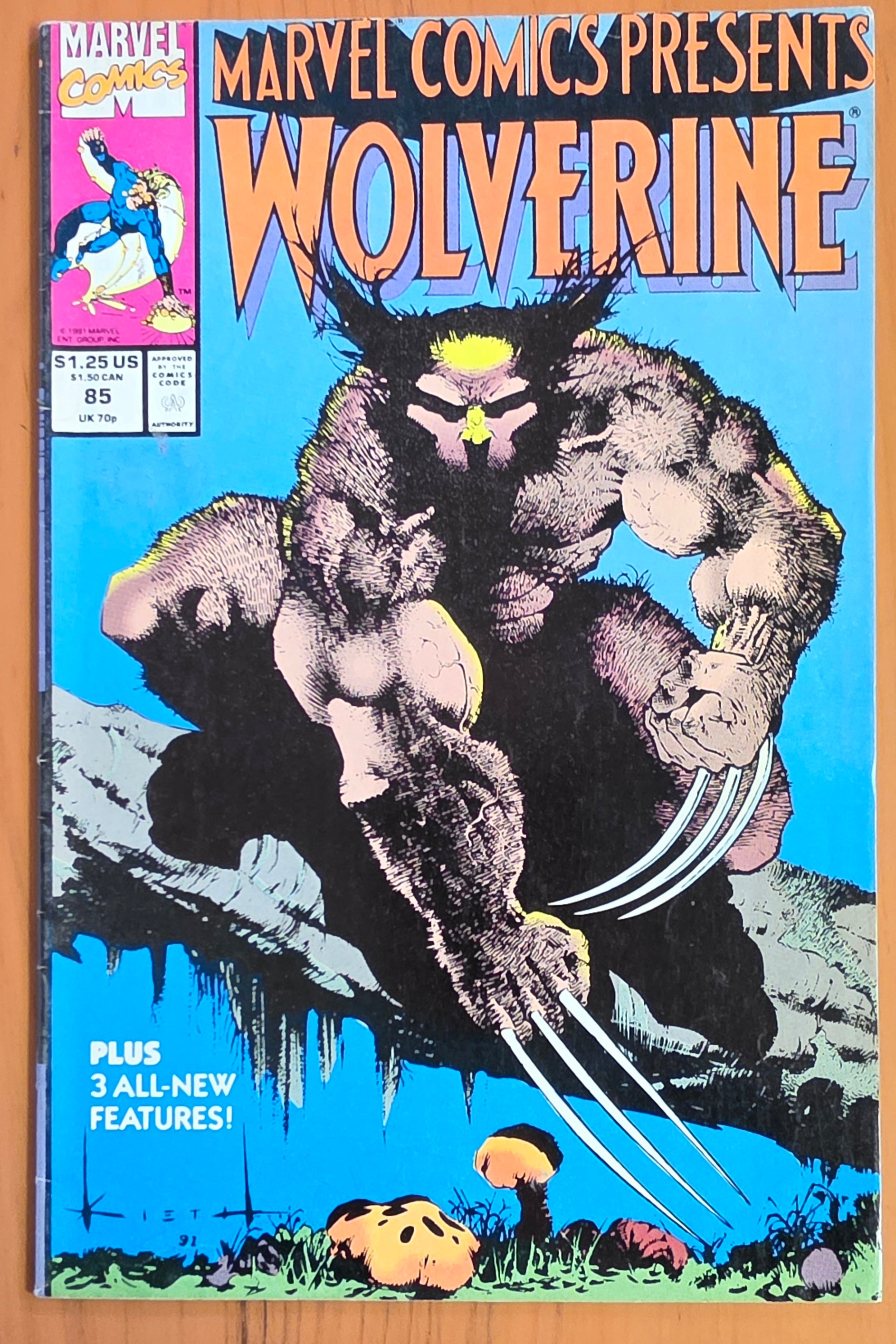 MARVEL COMICS PRESENTS #85 1991 SAM KIETH [J02] Marvel Comics Presents MARVEL COMICS