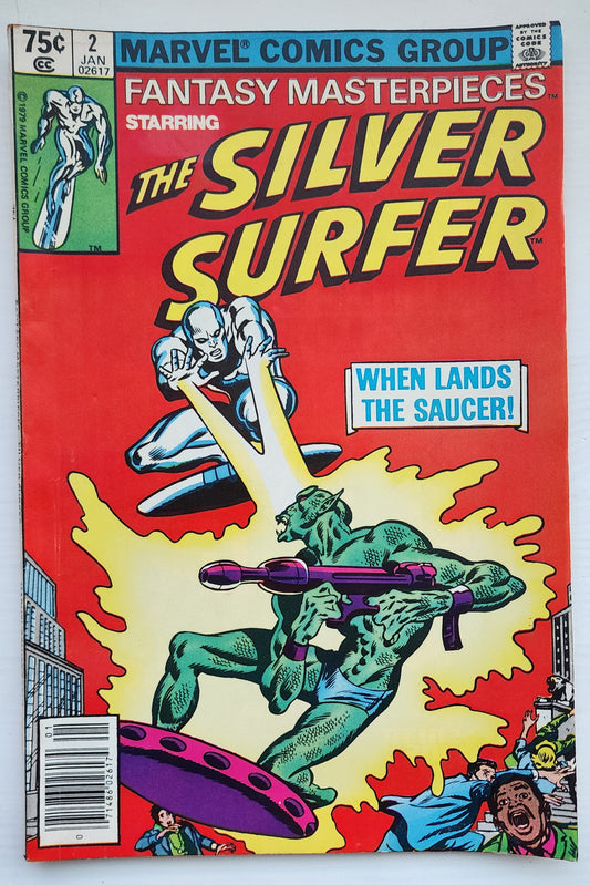 FANTASY MASTERPIECES #2 SILVER SURFER NEWSSTAND 1980 Fantasy Masterpieces MARVEL COMICS