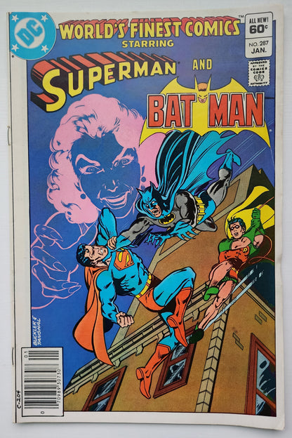 WORLDS FINEST #287 1983 NEWSSTAND Worlds Finest DC Comics