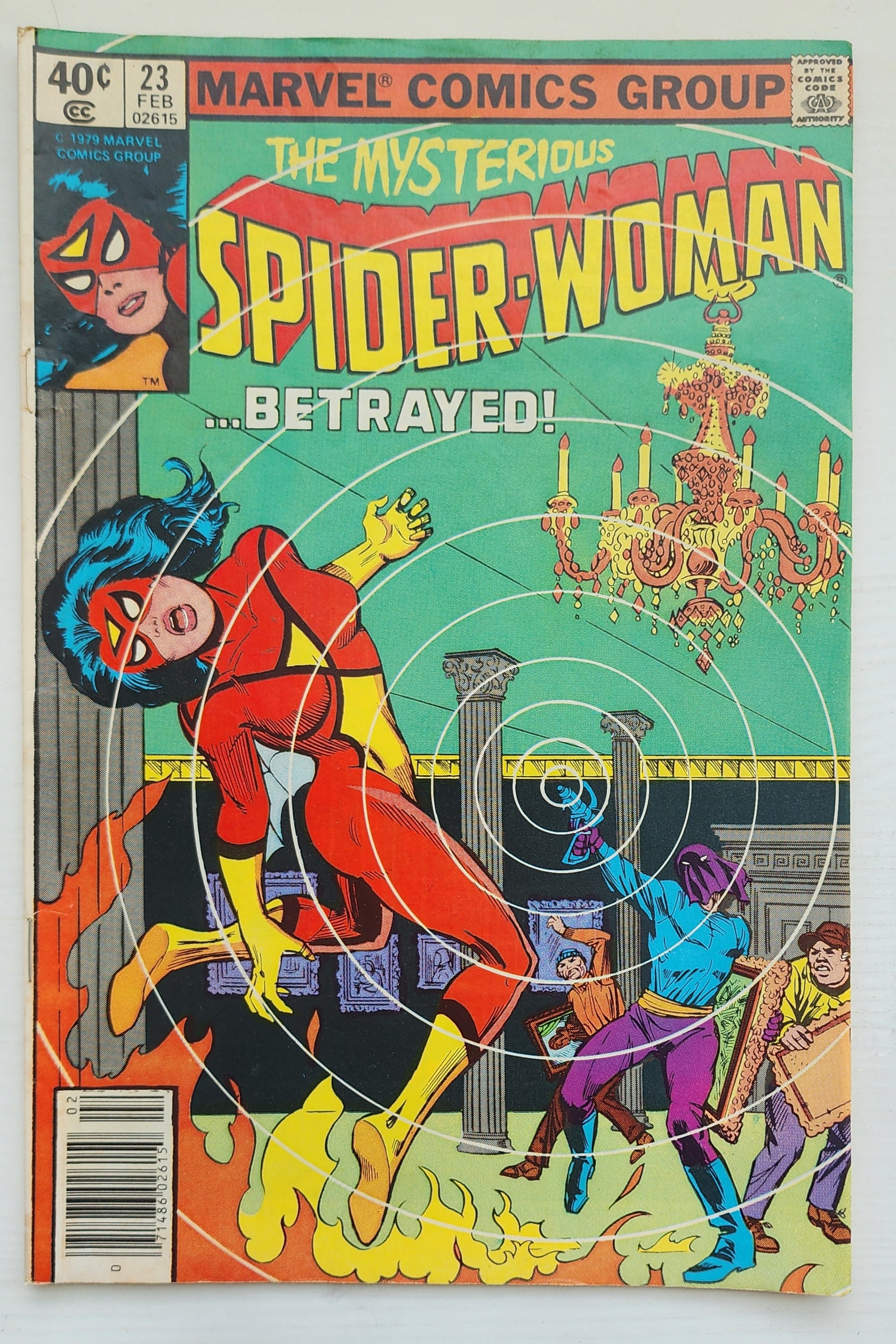 SPIDER-WOMAN #23 NEWSSTAND 1980 Spider-Woman MARVEL COMICS