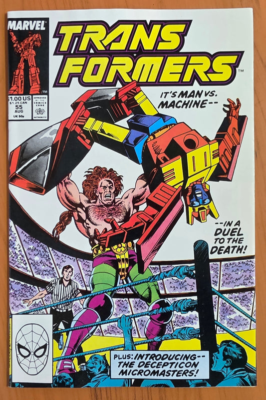 TRANSFORMERS #55 1989 Transformers MARVEL COMICS