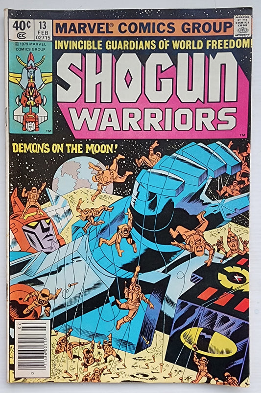 SHOGUN WARRIORS #13 NEWSSTAND 1979 Shogun Warriors MARVEL COMICS