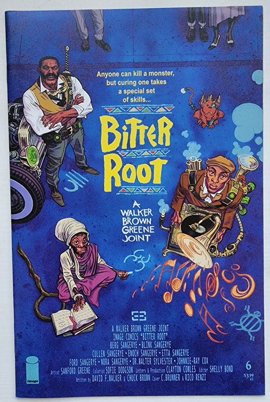 BITTER ROOT #6 1ST PRINT 1:10 HOMAGE VARIANT 2020 [P01] Bitter Root IMAGE COMICS
