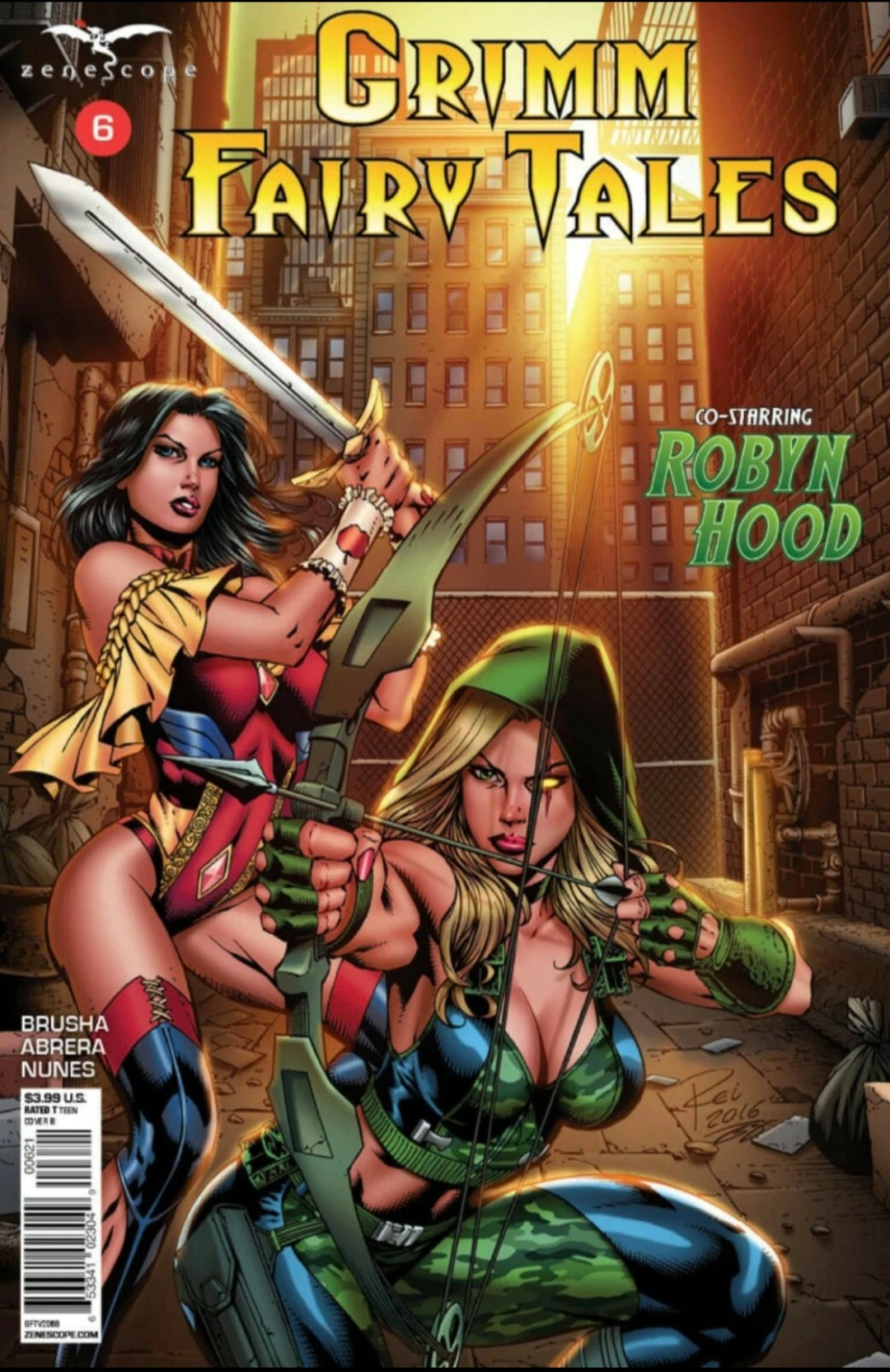 GRIMM FAIRY TALES #6 B VARIANT 2018 Grimm Fairy Tales ZENESCOPE ENTERTAINMENT INC