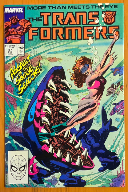 TRANSFORMERS #47 1988 Transformers MARVEL COMICS