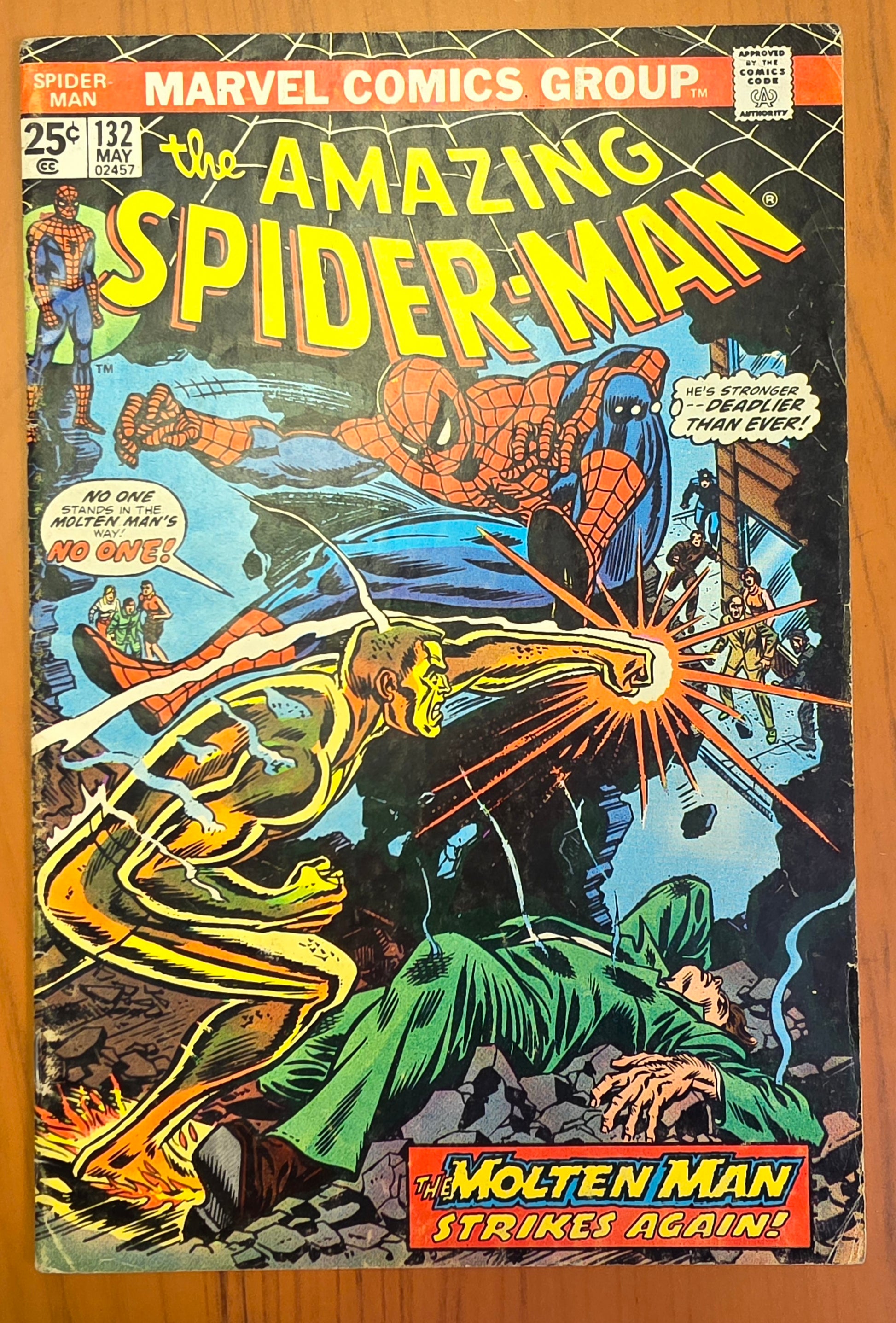 AMAZING SPIDER-MAN #132 1974 Amazing Spider-Man MARVEL COMICS