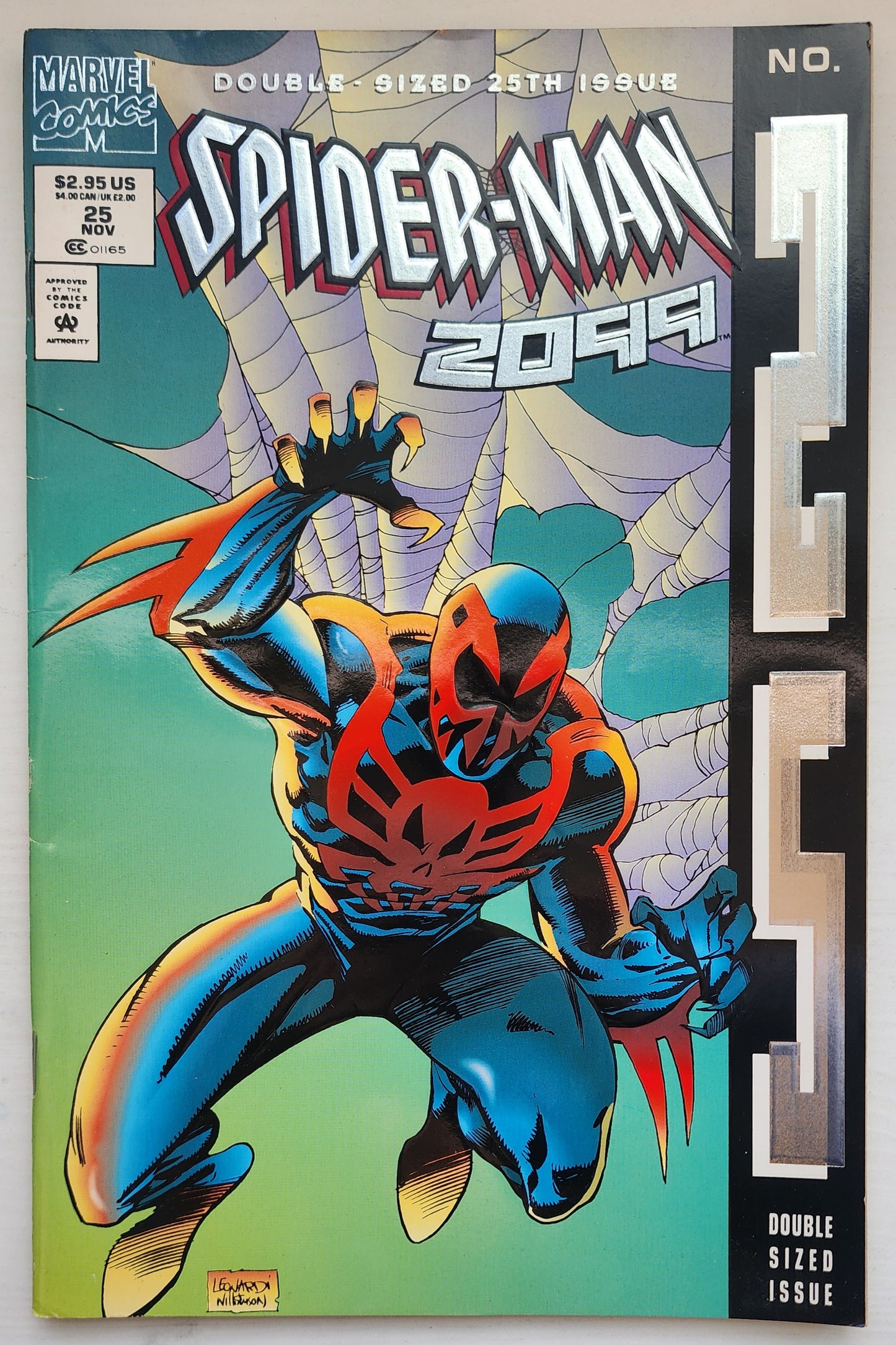 SPIDER-MAN 2099 #25 NEWSSTAND 1994 Spider-Man 2099 MARVEL COMICS